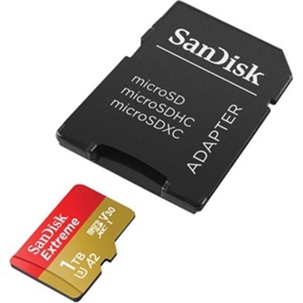 Wdt WDT SDSQXA1-1T00-AN6MA SanDisk Extreme 1 TB Class 10-UHS-I microSDXC SDSQXA1-1T00-AN6MA